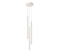 SOLLUX lighting PASTELO Lámpara Colgante Moderna - Luminaria Versátil - G9, max 8W LED, ~230V, 50Hz, IP20 - Bombilla no incluida - 3x Fuente de luz - 19,5x19,5x104cm, Beige