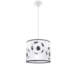 Sollux Lighting Piłka lámpara colgante 1x15 W blanco-negro SL.1424