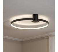 SOLLUX LIGHTING Plafón LED Rio 78, Ra95, 4000 K, negro