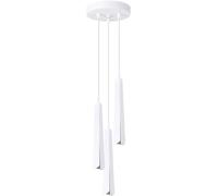 Sollux Lighting Prysm lámpara colgante 3x8 W blanco SL.1398