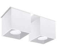 Sollux Lighting Quad 2 lámpara de techo 2x40 W blanco SL.0065