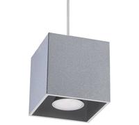Sollux Lighting Quad lámpara colgante 1x40 W gris/gris ceniza SL.0061