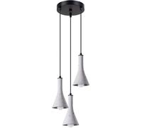 Sollux Lighting Rea lámpara colgante 3x15 W negro-gris/gris ceniza SL.1226