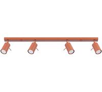 Sollux Lighting Ring lámpara de techo 4x10 W rojo SL.1510