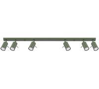 Sollux Lighting Ring lámpara de techo 6x10 W verde SL.1505