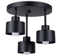 Sollux Lighting Savara lámpara de techo 3x60 W negro SL.1131