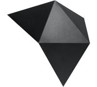 Sollux Lighting Lámpara de pared negro acero alt. 25 cm