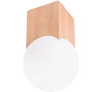 Sollux Lighting Solis lámpara de techo 1x8 W madera SL.1407