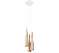 Sollux Lighting Sollux Sula Lámpara de Techo Suspendida Cluster Madera Natural