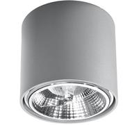 Sollux Lighting Tiube lámpara de techo 1x40 W gris SL.0696