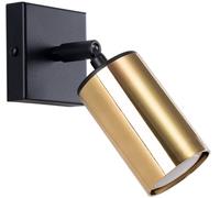 Sollux Lighting Winx lámpara de pared 1x10 W negro-oro SL.1382