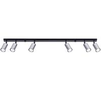 Sollux Lighting Winx lámpara de techo 6x10 W negro-cromo SL.1372