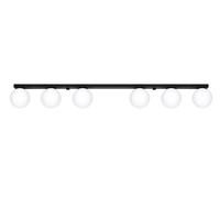 Sollux Plafón - Plafón para Dormitorio - Plafón LED para Salón - Pasillo Plafón - Plafón Moderno - 50-60Hz ~220-230V G9 6x12W LED Negro