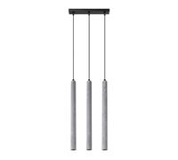 Sollux Pastelo Lámpara de techo colgante de barra moderna hormigón 3x G9