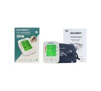 SOLMIRA - Tensiómetro de Brazo Digital RAK268, Automático, 2 Usuarios x 99 Mediciones, Indicador OMS, Pantalla Grande, Brazalete Ajustable 22-32cm, USB Tipo C o Pilas, Blanco