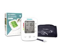 SOLMIRA - Tensiómetro de Brazo Digital CK-A139, Automático, 2 Usuarios x 90 Mediciones, Indicador OMS, Pantalla Grande, Brazalete Ajustable 22-32cm, USB Tipo C o Pilas, Blanco