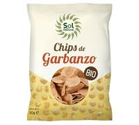 SOLNATURAL Chips DE GARBANZO Bio 80 g, No aplicable