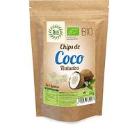 SOLNATURAL Chips TOSTADOS DE Coco Bio Sri Lanka 60 g, Estándar, Único
