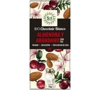 Solnatural Choco Blanco Almendras y Arándano Bio 70 g