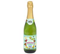SOLNATURAL ESPUMOSO Manzana SIN Alcohol 750 ml, Estándar, 750 Milliliters