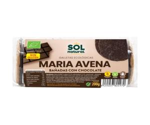 Solnatural Galleta María Avena Chocolate Eco sin Gluten 200g