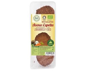 SOLNATURAL Galletas DE ESPELTA-Avena Zanahoria Coco 175 g