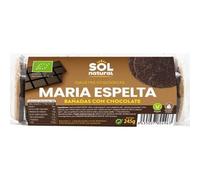 Solnatural Galletas Maria Espelta Bañada con Chocolate Bio 245g