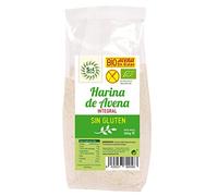 Harina de avena integral molida sin gluten bio 500g Sol Natural