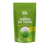 Solnatural Hierba Trigo Polvo Bio sin Gluten Vegano 125g