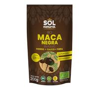SOLNATURAL MACA Negra EN Polvo Bio 200 g, No aplicable