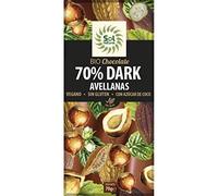SOLNATURAL Tableta Chocolate Dark 70% AVELLANAS Bio 70 g