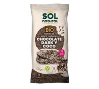 Solnatural Tortitas Arroz Choco Negro Coco 100g