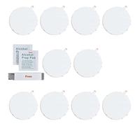 SOLNIT Cinta adhesiva de doble cara, impermeable, multifuncional, fijación para coche, hogar, oficina, metal, cristal, aluminio, decoración, fabricado por 4950 (10 piezas de 50 mm de diámetro)