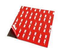 SOLNIT Cinta adhesiva de doble cara, impermeable, multifuncional, para fijación en coche, casa, oficina, metal, cristal, aluminio, decoración, fabricada en 5952 (5 Piece 100 x 100mm)