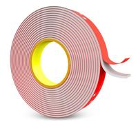 SOLNIT Cinta de montaje de doble cara, resistente al agua, fuerte adhesivo de montaje, decoración para oficina, coche, vidrio, letrero, pared, fabricado con 4229P (10mm x 3 meter)