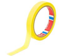 SOLNIT Hecho con 4334 - Cinta adhesiva de para pintor profesional, cinta adhesiva de, sin dejar residuos, bordes afilados, cinta adhesiva amarilla (9 mm x 50 metros)