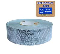 SOLNIT O rafol VC104+ Rigid Grade - Cinta reflectante para remolque, resistente a la intemperie, homologación E UN/ECE R 104, color blanco 50 mm x 3 metros