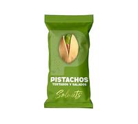 Solnuts Mini - Frutos Secos Tostados con Piel - Almendras o Pistachos - Estuche 20 Bolsas de 30 g (Pistacho Tostado)