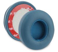 Solo 2 almohadillas de repuesto compatibles con auriculares inalámbricos Beats Solo 2 y Solo 3, piel de proteína más suave, espuma viscoelástica de alta densidad, color azul aguamarina