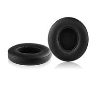 Solo 2 Almohadillas de Repuesto con Cable - JARMOR Almohadillas de Piel de proteína y Espuma viscoelástica para Auriculares Beats Solo2 con Cable por Dr. Dre Only (no es Compatible con Solo 2.0/3.0