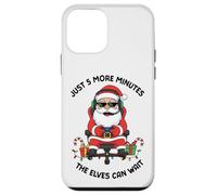 Solo 5 Minutos más de Divertida Navidad para Papá Noel Gamer Carcasa para iPhone 12 Mini