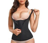 SOLO ACTFIT Fajas Reductoras Corset Mujer Cincher Bustiers Corsé Adelgazantes Compresion para Entrenamiento Deporte Chaleco de Sudor (X-Large)