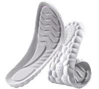 SOLO ACTFIT Plantillas Memory Foam para Mujer y Hombre Comodidad Plantilla de Zapato de Amortiguadoras Espuma Plantillas de Trabajo Transpirables Soporte Alivio Dolor Talón