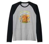 Solo Alguien Que ama a Las Abejas Apicultor Camiseta Manga Raglan