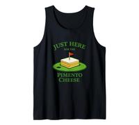 Solo aquí para el Meme Divertido de Golf sándwich de Queso de Pimiento Camiseta sin Mangas