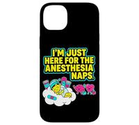 Solo Aquí para La Anestesia Siestas Divertidas Cirugía Recuperación Carcasa para iPhone 14 Plus