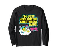 Solo Aquí para La Anestesia Siestas Divertidas Cirugía Recuperación Manga Larga