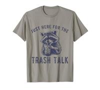 Solo aquí para la Basura, Charla Divertida y sarcástica sobre mapaches Vintage Camiseta