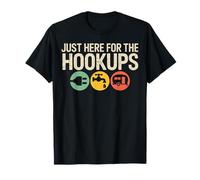 Solo aquí para Las Conexiones Funny RV Camping Camiseta