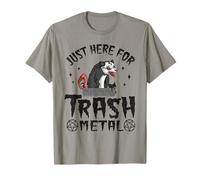 Solo aquí para Trash Metal Satanic Death Metal Opossum Camiseta